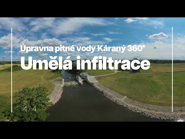 KÁRANÝ DRINKING WATER TREATMENT PLANT 360° | 4 Artificial infiltration