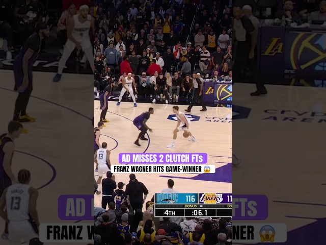 Franz Wagner STUNS the Lakers 🔥