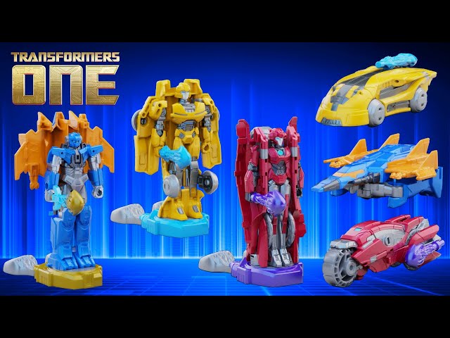 Transformers One Robot Battlers! Bumblebee, Elita-1, and Sentinel Prime!