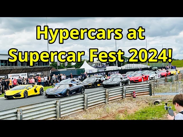 HYPERCARS ON THE TRACK AT SUPERCAR FEST 2024! FULL HYPERCAR ACTION!