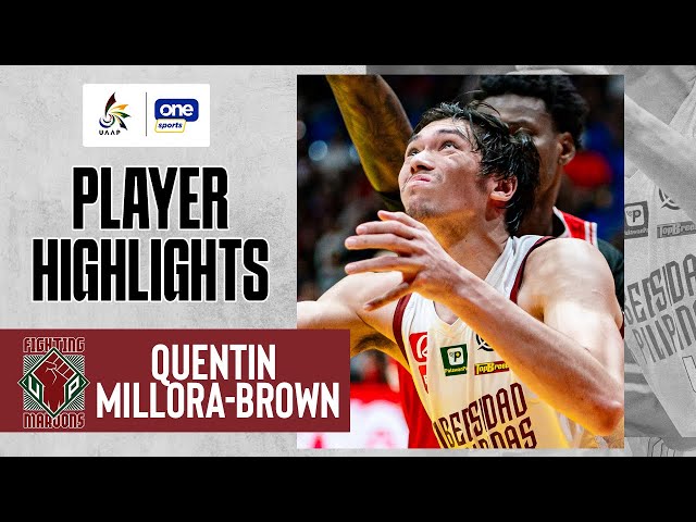 Quentin Millora-Brown’s STELLAR PERFORMANCE vs UE | UAAP SEASON 87 MEN’S BASKETBALL | HIGHLIGHTS