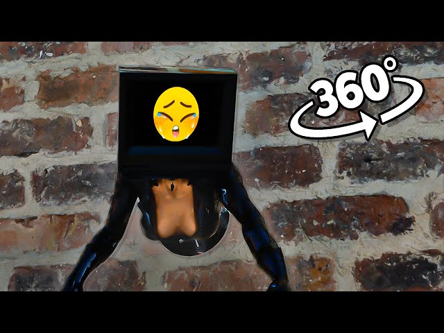 TV Woman got stuck in a Hole in the wall!!! 😲 | 360° VR