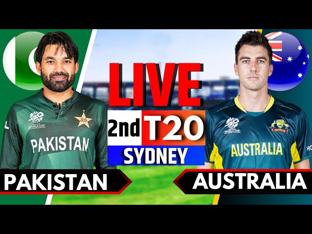 Pakistan vs Australia, 2nd T20 | Live Cricket Match Today | PAK vs AUS Live Match Today | PAK vs AUS