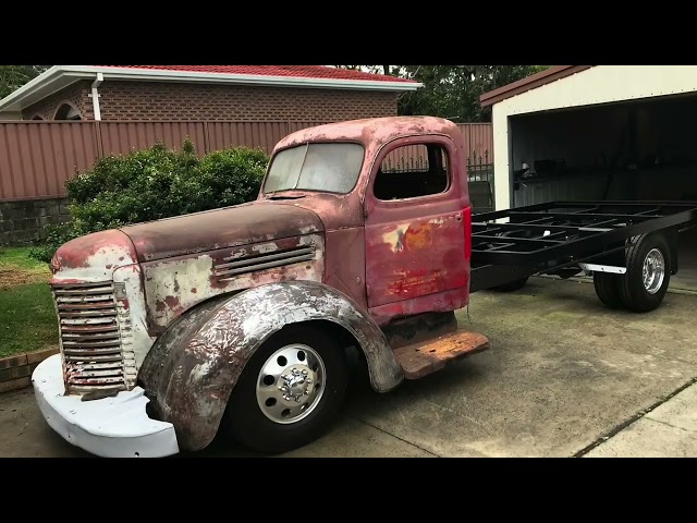 1946 KS7 international rat truck build.  6BT Cummins