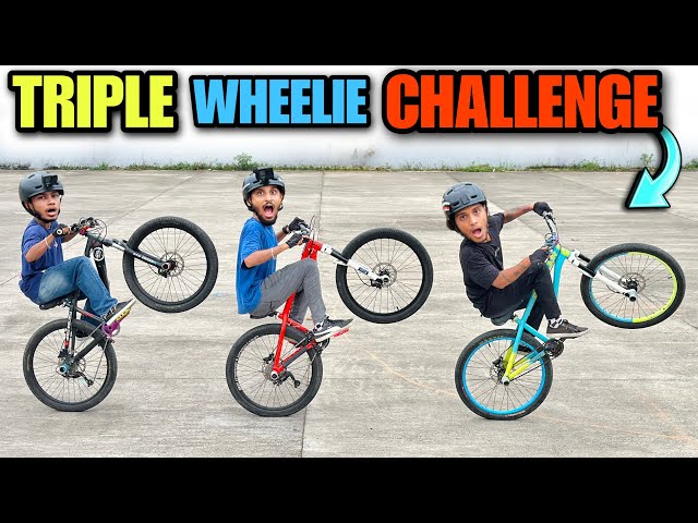 EPIC WHEELIE CHALLENGE | Who Will Win? | Cycle Stunt