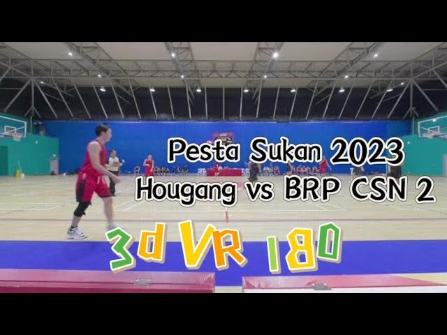 3D VR basketball game with commentary sports reporter wannabe pesta sukan 2023 singapore