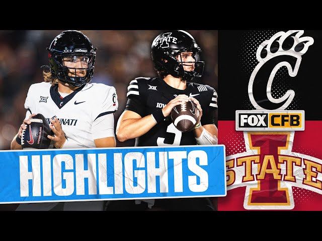 Cincinnati Bearcats vs. Iowa State Cyclones Highlights | FOX College Football