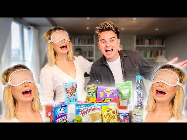 BLINDFOLDED TASTE TEST ft. TOFF (Georgia Toffolo)