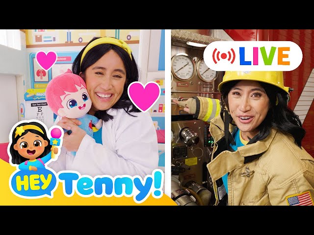 [🔴LIVE] Doctor Tenny +More Nursery Rhymes | Song for Kids | Educational Videos for Kids | Hey Tenny!