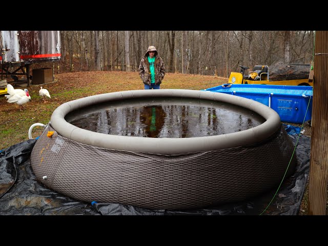 we built the worst pool pond ever