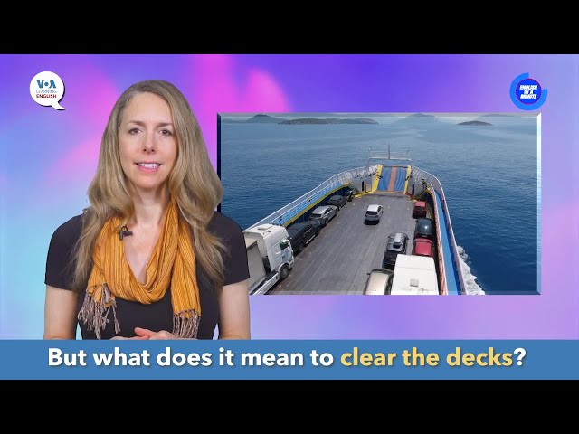 English in a Minute: Clear the Decks