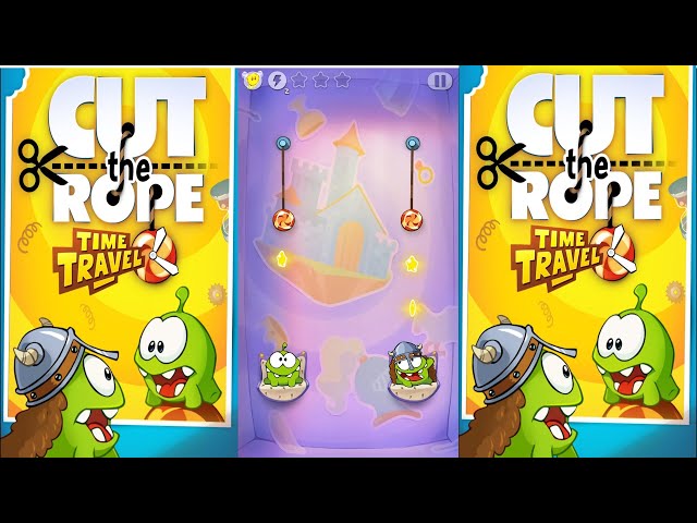 Cut the Rope time travel - Andriod - Stage 1-1