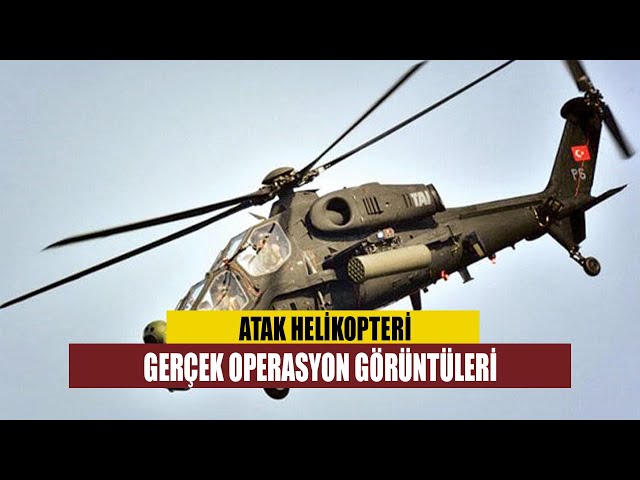 Atak Helikopterinin Kokpitinden GERÇEK OPERASYON GÖRÜNTÜLERİ 🚁