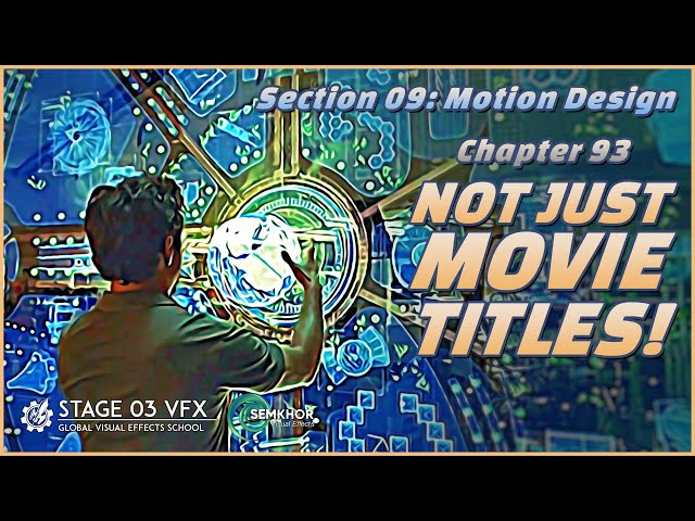 Dante's VFX Class - Part 93: Not Just Movie Titles!