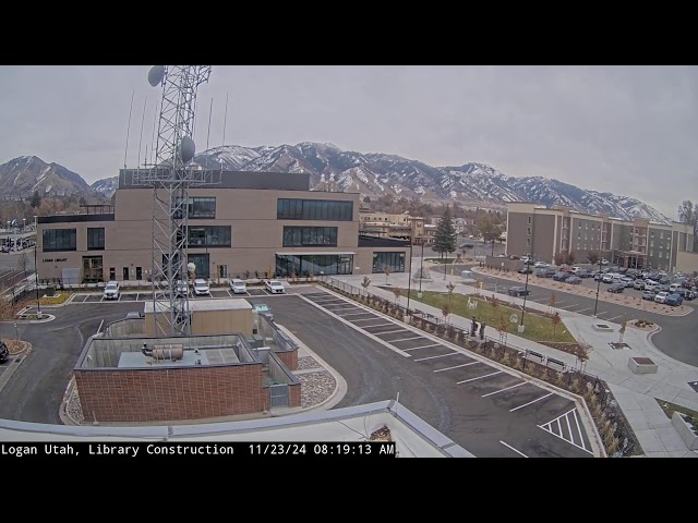 Logan Utah Library Construction Live Stream