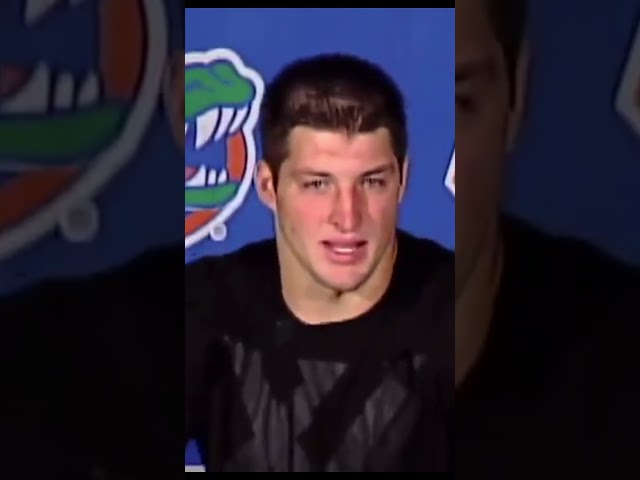 Florida QB Tim Tebow's "promise speech" after losing to Ole Miss in 2008