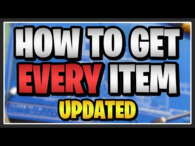 How to get EVERY ITEM in Fortnite Save the World UPDATED