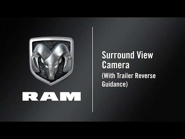 Surround View Camera (With Trailer Reverse Guidance) | How To | 2020 Ram 2500-3500