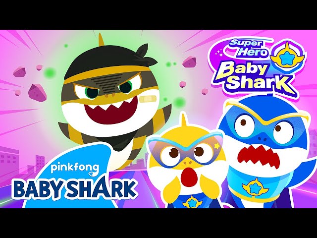 [🧟‍♂️NEW] BOO! It's a Giant Monster Shark! | Baby Shark Superhero Episode | Baby Shark Official