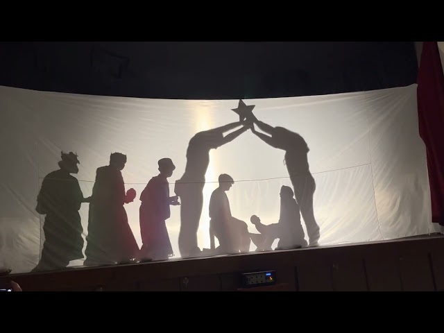 Hallelujah Shadow Nativity  for Church Christmas Program