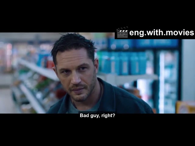 Learn English with movies (Subtitles): Venom - We are Venom scene