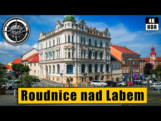 Czech Republic Walking Tour of Roudnice nad Labem 🇨🇿 4k HDR ASMR