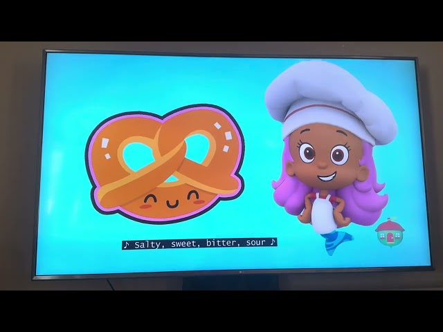 Bubble guppies food taste chef song with DESCRIBED VIDEO 👨‍🍳