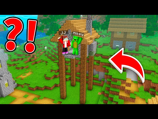 Why Mikey and JJ LIFTED HOUSE in Minecraft - Maizen