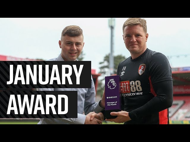 🏆 January Premier League Manager of the Month | Eddie Howe 👏