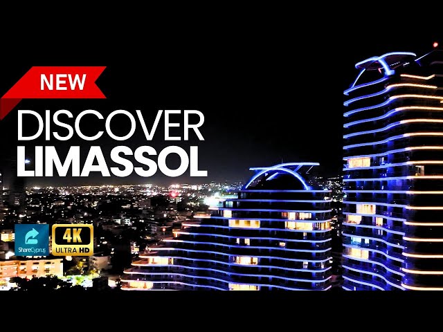 LIMASSOL, CYPRUS. Drone tour of Limassol Marina, Old Town and more. [4k 60fps-DJI Mini Pro 4].