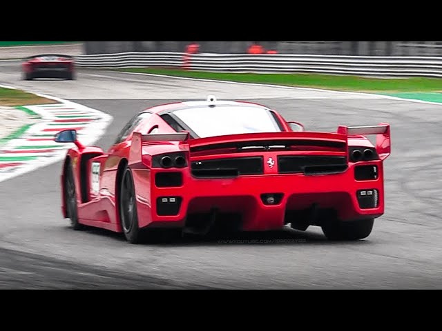 Ferrari FXX Evoluzione: Start Up, Accelerations, Downshifts & Unique V12 Melody on track!