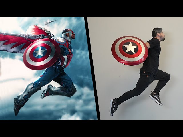 The Falcon and the Winter Soldier Stunts In Real Life (Marvel)