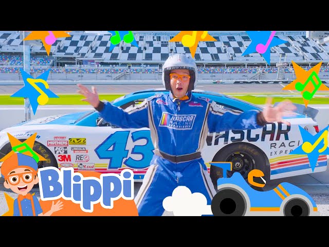 Blippi's Racecar Song! Blippi Educational Sports Songs for Kids