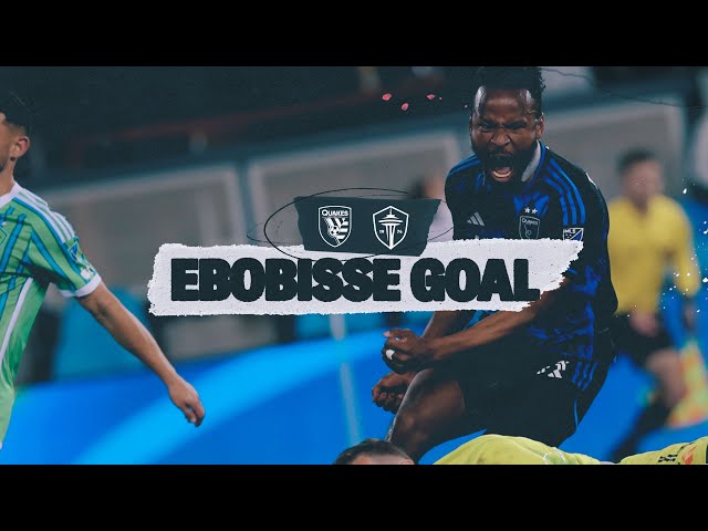 GOAL: JEREMY EBOBISSE OFF THE BENCH vs SEATTLE