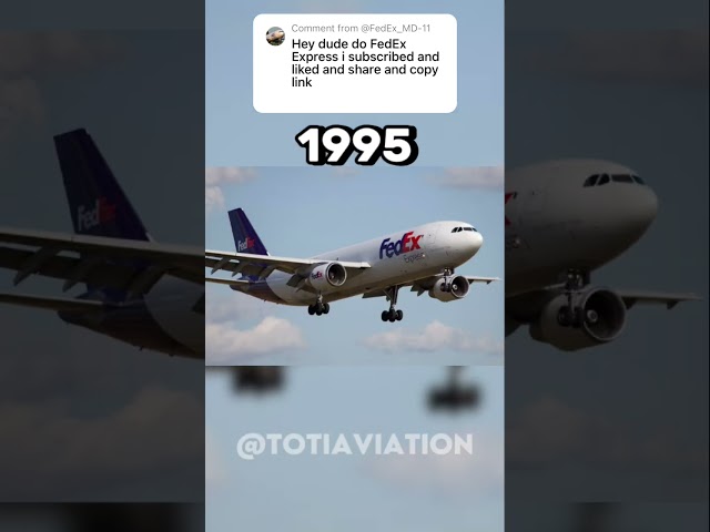 Evolution of FedEx 🇺🇸 #aviation