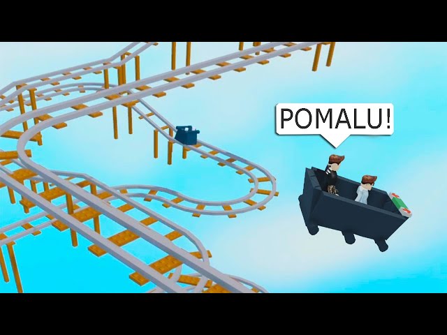 Můj Roblox zážitek s JÍZDOU VE VOZÍKU...