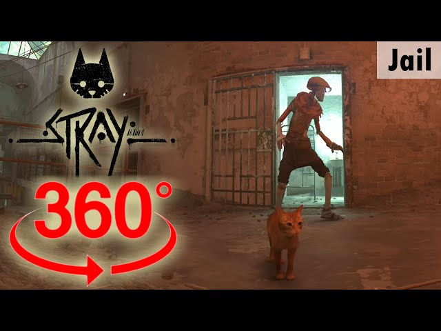 360° VR, Jail | Stray | Walkthrough, Gameplay, No Commentary, 4K