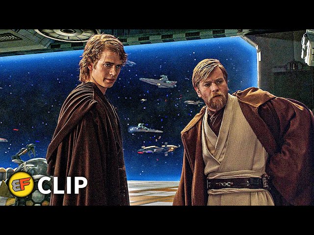 Obi-Wan & Anakin Board Grievous' Command Ship | Star Wars Revenge of the Sith 2005 Movie Clip HD 4K