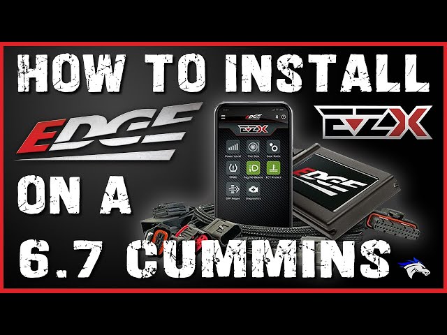 The EASY WAY to INSTALL an Edge EZX on a 6.7L Dodge Cummins #cummins #dodge #howto #fyp