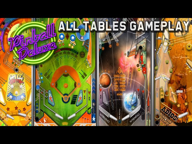 Pinball Deluxe: Reloaded - All Tables Gameplay ( Cheap 2D Pinball Sim ) PC Steam 4K