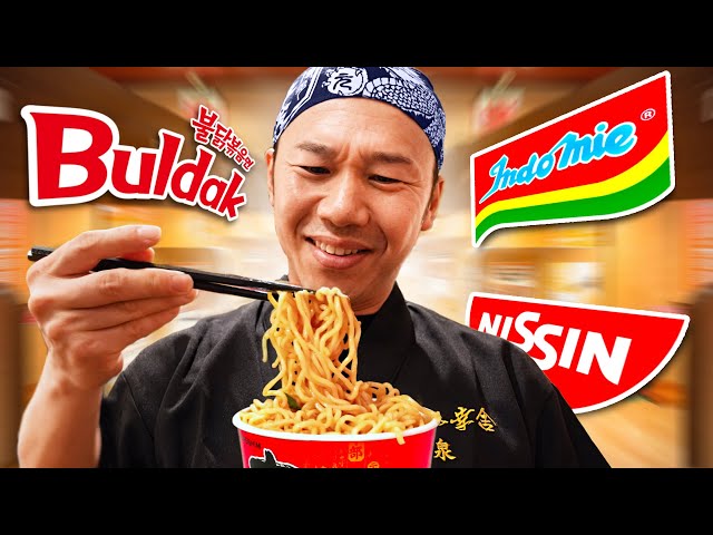 Japanese Ramen Chef tries Instant Noodles