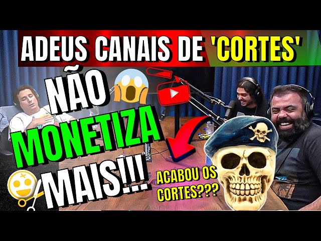 FIM de CANAIS de CORTES no YouTube - Cortes de PODCAST NÃO MONETIZA MAIS!!! Entenda...