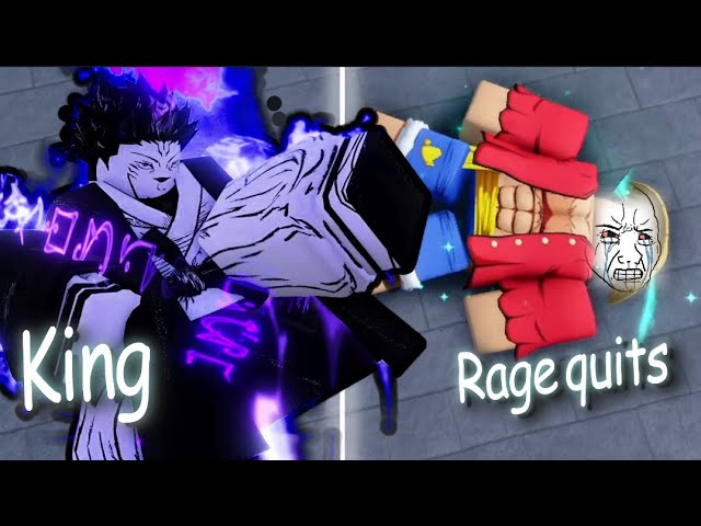 [AUT] Sanest GEAR 5 player vs Adapted KING Sukuna (rage quits)