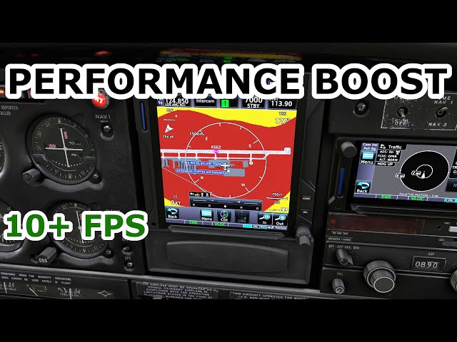 How to get +10 FPS BOOST with TDS GTNxi on MSFS - Quick Fix