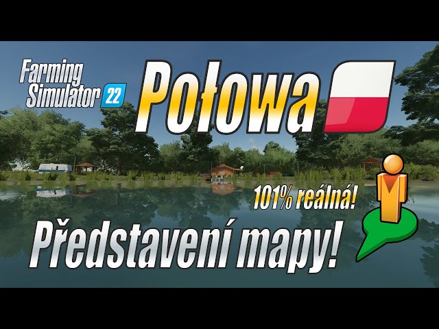 🤩 Połowa - Představení fantastické reálné polské mapy! - Farming Simulator 22 (4K)