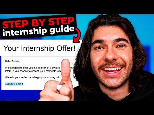 How to Get a Software Engineering Internship in 2024 (Step by Step)