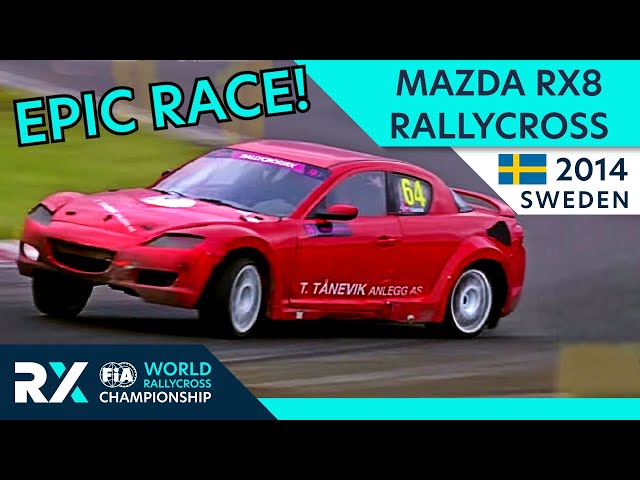 Mazda RX8 Rallycross Car in Epic, Crazy Rallycross Final in Sweden 2014. Can it win?