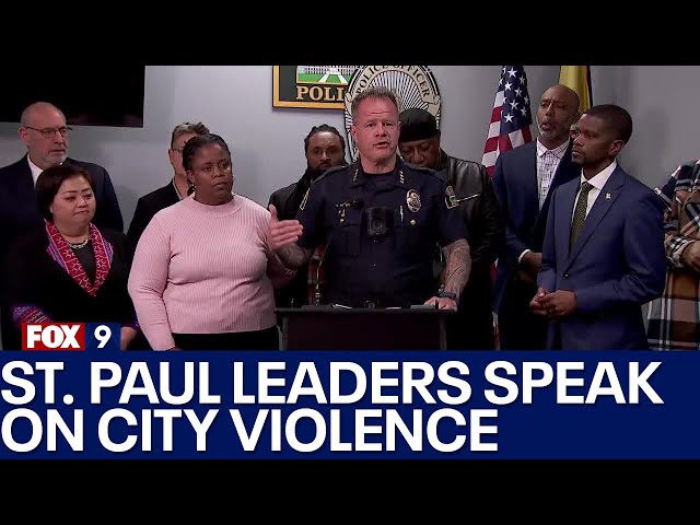 St. Paul police, leaders speak on recent violence [RAW]