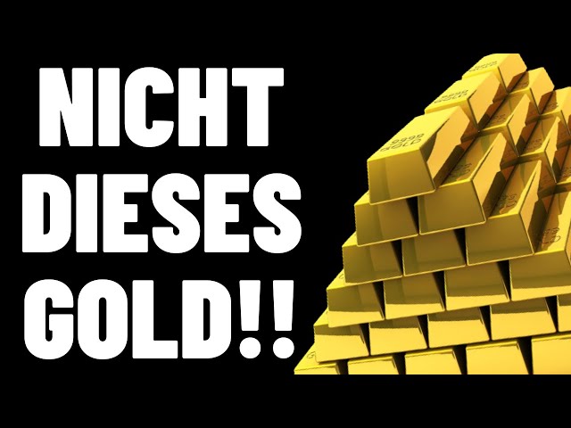 DIESE GOLDANLAGE SOLLTEST DU VERMEIDEN! 😨 KAUFE NIEMALS DIESE GOLDART - DU WIRST ES BEREUEN...