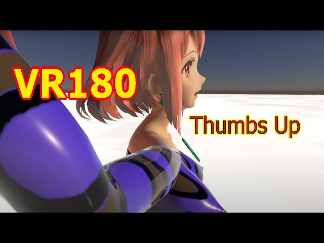 [VR180] Pyra - Thumbs Up [DanceXR(MMD)]